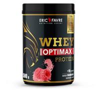 Whey concentrée Eric Favre - Whey Optimax Protein - Framboise 500g