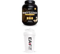 Whey gainer vanille 750g + shaker blanc avec mélangeur en acier - EAFIT marque française