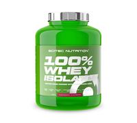 Scitec Nutrition 100% Whey Isolate - Pure Protein Power avec BCAAs - Glutamine & Arginine - Formule sans sucre ni gluten, 2 kg, Framboise