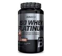 BioTechUSA Iso Whey Platinum | Poudre de protéines de lactosérum isolées et concentrées | 3 g de créatine par portion | Avec zinc et vitamine B3 | 908 g, Chocolat