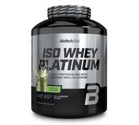 BioTechUSA Iso Whey Platinum | Poudre de protéines de lactosérum isolées et concentrées | 3 g de créatine par portion | Avec zinc et vitamine B3 | 1816 g, Pistache