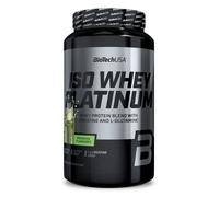 BioTechUSA Iso Whey Platinum | Poudre de protéines de lactosérum isolées et concentrées | 3 g de créatine par portion | Avec zinc et vitamine B3 | 908 g, Pistache
