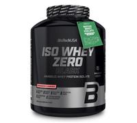 BioTechUSA Iso Whey Zero Black | Protéine de première qualité avec créatine, zinc, vitamine B3 et acides aminés | 90% de protéines | Sans sucre, sans lactose, sans gluten, 1816 g, Fraise