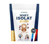 Nutri&Co Protéines Whey Isolat Native en poudre - 1kg Goût Café