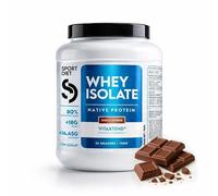 WHEY ISOLATE VITAXTEND - Protéine de Lactosérum Ultra-Filtrée - 24,9g de Protéines, BCAA, Glutamine - Soutien Musculaire, Récupération - Vitamines B6, C, D3, E - Maintien Masse Musculaire - SportDiet