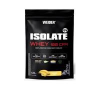 Weider Isolate Whey 100CFM – Isolat 100% 25g/portion Goût Banane 420 g Sans sucres ajoutés