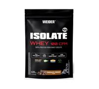 Weider Isolate Whey 100CFM – Chocolat – Isolat 23g/portion – 420 g – Sans sucres ajoutés