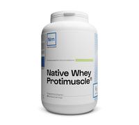 Whey Native Protimuscle Nutrimuscle - 1 Kg - Amande Pistache - Mix Protein Whey Native + Caséine - Prise de muscle - Sèche et perte de poids - Idéal en postworkout ou collation - Musculation