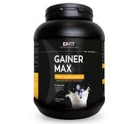Whey - Prise De Masse Musculaire - Gainer Max - EAFIT - Myrtilles - 1,1 Kg | Prise De Poids Et De Masse Rapide, Whey Protein, Source De Glucides, Vitamines, Protéine Musculation, Proteine
