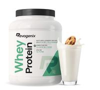 Whey Protein | 25g de Protéines par Shaker | Riche en BCAA et Glutamine | Enrichie en Glycine | Musculation Rapide & Sèche | Récupération | Peu Calorique | 750g | Onctueuse Goût Cookies | Revogenix