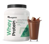 Whey Protein | 25g de Protéines par Shaker | Riche en BCAA et Glutamine | Enrichie en Glycine | Musculation Rapide & Sèche | Récupération | Peu Calorique | 750g | Onctueuse Goût Chocolat | Revogenix