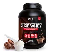 WHEY PROTEIN - Café - EAFIT - Marque Française N°1 en Nutrition Sportive - 32g de Proteine Whey - BCAA - Shaker Proteine - Pre Workout, Musculation - Protéines Whey - 850 g