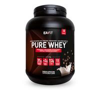 WHEY PROTEIN - Cappuccino - EAFIT - Marque Française N°1 en Nutrition Sportive - 31g de Proteine Whey - BCAA - Shaker Proteine - Pre Workout, Musculation - Protéines Whey - 750 g