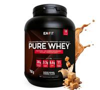 Whey Protein Eafit Pure - Musculation Bcaa Shaker Offert - Caramel 750g