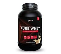 WHEY PROTEIN - Vanille - 2,2 kg -EAFIT - Marque Française N°1 en Nutrition Sportive - 32g de Proteine Whey - BCAA - Shaker Proteine - Pre Workout, Musculation - Protéines Whey - 750 g