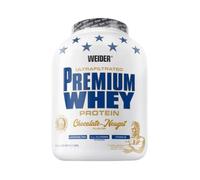 WEIDER Premium Whey Protein Poudre - Haute Teneur en Protéines, Faible Teneur en Glucides & Faible Teneur en Graisses avec L-Glutamine et Vitamine B6-2,3kg - Choco-Nougat