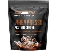 Wheypresso Protein Coffee - Poudre de protéine avec concentré de whey & isolat - Avec du vrai café & de la caféine - Boisson crémeuse à haute protéine - (908 g, Classic Coffee Flavour)