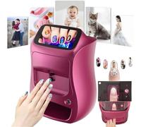 WhFKLca Imprimante à Ongles 3D Intelligente Et Automatique - écran Tactile 5 Pouces, Impression Et Séchage D'ongles DIY, pour La Beauté Et Les Soins Personnels des Ongles des Filles à Domicile