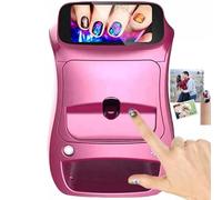 WhFKLca Imprimante à Ongles 3D Intelligente Et Automatique, Machine De Manucure Peinte, Séchage par Impression D'ongles DIY, avec écran Tactile, pour Salon De Manucure/Manucure/Amateurs D'ongles