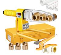 WhFKLca Machine à Souder Les Tuyaux en Plastique avec BoîTier en Fer, Soudeur par Fusion De Tuyaux PE/PB/Ppr à Affichage NuméRique, RéGlable De 0 à 320 ℃ + Double Dissipation Thermique,#32