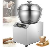 WhFKLca Pétrin Professionnel, PéTrin à PâTe en Acier Inoxydable - Capacité 5 Kg/8 Kg, Double Rotation, Durée De Pétrissage Réglable De 0 à 30 Min, pour Restaurants, Pizzerias Et Boulangeries 8kg