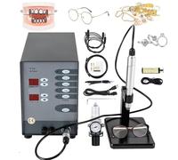 WhFKLca Soudeur par Points de Bijoux, Machine De Soudage Automatique à l'arc à L'Argon Pulsé, Soudage en Or Massif, Aluminium, Titane Et Orthodontie pour La Restauration De Bijoux, 100 W, 50-600 A