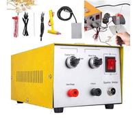WhFKLca Soudeuse à Points pour Bijoux, Machine De Soudage par Impulsion pour Bijoux 30A/80A avec RéGulateur De Puissance, PéDale pour Bijoux en MéTal PréCieux Or Argent,30A