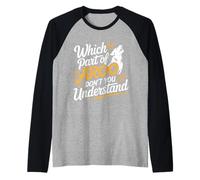 Which Part of Aroo Don't You Understand Husky Pet Dog |- Manche Raglan