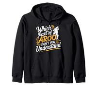 Which Part of Aroo Don't You Understand Husky Pet Dog |- Sweat à Capuche