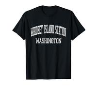 Whidbey Island Station Washington WA Vintage Athletic Sports T-Shirt