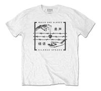 While She Sleeps - T-Shirt # XXL White Unisex # Silence Speaks [Import]