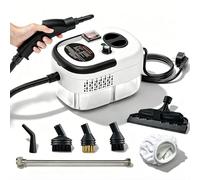 Whim 2500 Steam Cleaner, Handheld Steam Cleaner, Steam Cleaners for the Home Multi Purposesteam Cleaners with 7 Piece Accessories, Removes Grease, Dirt, And Stubborn Buildup (White)