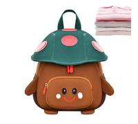 Whimsical Backpack - Cartoon Mushroom Shaped Waterproof Schoolbag,