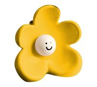 Whimsical Ceramic Smile Vase, Decorative Flower Ornament,17x16x12.5cm Glossy Porcelain Design with Aesthetic Finish Home Accessory for Living Room Desk Shelf Table Stylish Home Décor Arrangements