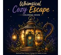 Whimsical Cozy Escape Coloring Book: Bold and Easy Fantasy Cottages, Magical Houses & Charming Scenes to Color for Adults and Teens | Stress Relief & Relaxation