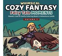 Whimsical Cozy Fantasy - Fairy Tale Moments (Volume 1): Kawaii, Cute & Comfy Coloring Book In Adventure Lands