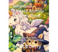 Whimsical Fantasy Animals Coloring Book for Kids Ages 6-10: Beautiful Storybook-Style Creatures to Color for Creative Kids