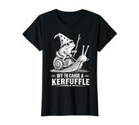 Whimsical Frog Wizard va créer Une Grenouille mème Kerfuffle T-Shirt Graphique avec Valeur, Femme, Noir, S