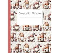 Whimsical Garden Gnomes Pattern Composition Notebook: A Thoughtful Mother's Day Gift for Women and Moms Who Love Cute Garden Gnomes for Writing and Notes