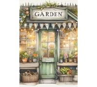 Whimsical Garden Shop Themed Notebook #3: 6 x 9 College Ruled Paper 120 Pages