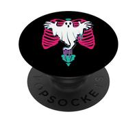 Whimsical Ghost All-Hallows Eve PopSockets PopGrip Adhésif