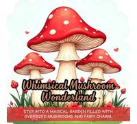 Whimsical Mushroom Wonderland: Fantasy coloring book for adults, enchanted mushroom garden book, fairytale coloring adventure, whimsical nature ... book, fairy-tale forest coloring, adult c