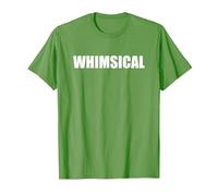 Whimsical - Typographie de Mots drôles T-Shirt, Homme, Herbe, L