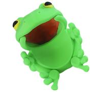 Whimsically Statue Frogs Couverture en silicone pour fêtes de piscine, accessoires pour boissons en plein air, boissons, couvercle de protection, cadeau, statue de grenouilles