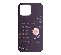 Whimsy Magic Citation Pastel Flower Positivity Coque pour iPhone 16 Pro Max