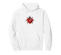 Whimsy Twee Ladybug Heart Spots Cute Summer Sweat à Capuche