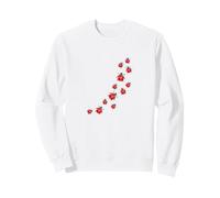 Whimsy Twee Ladybug Trail Cute Summer Aesthetic Sweatshirt