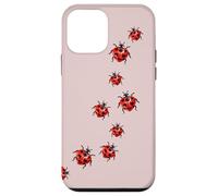 Whimsy Twee Ladybug Trail Heart Cute Summer Coque pour iPhone 12 Mini