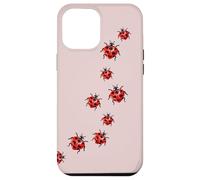 Whimsy Twee Ladybug Trail Heart Cute Summer Coque pour iPhone 12 Pro Max