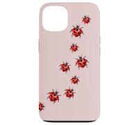 Whimsy Twee Ladybug Trail Heart Cute Summer Coque pour iPhone 13